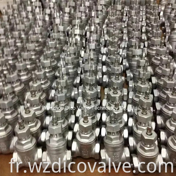 Wenzhou China CF8 / CF8M Fin sur 200 Wog Gate Valve